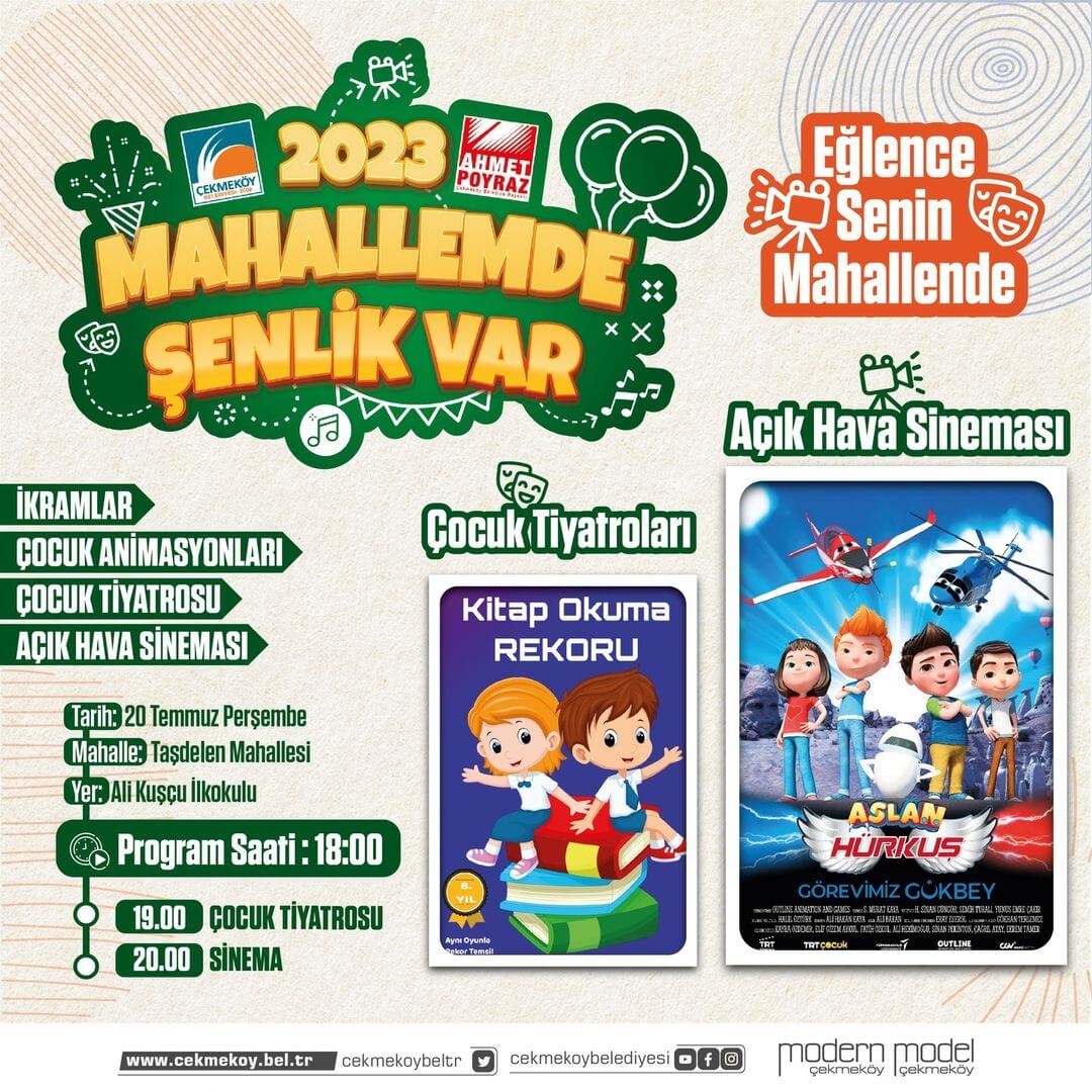 Çekmeköy Belediyesi - Aslan Hürkuş Çocuk Sineması ve Çocuk Tiyatroları